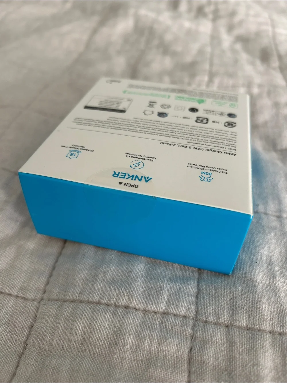 Never Opened, Still in Box - Anker PowerPort Mini White Charger 2 Pack